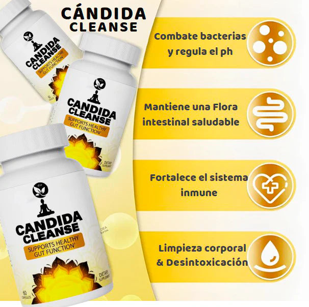 Candida Cleanse® - Equilibra tu flora intestinal de forma natural