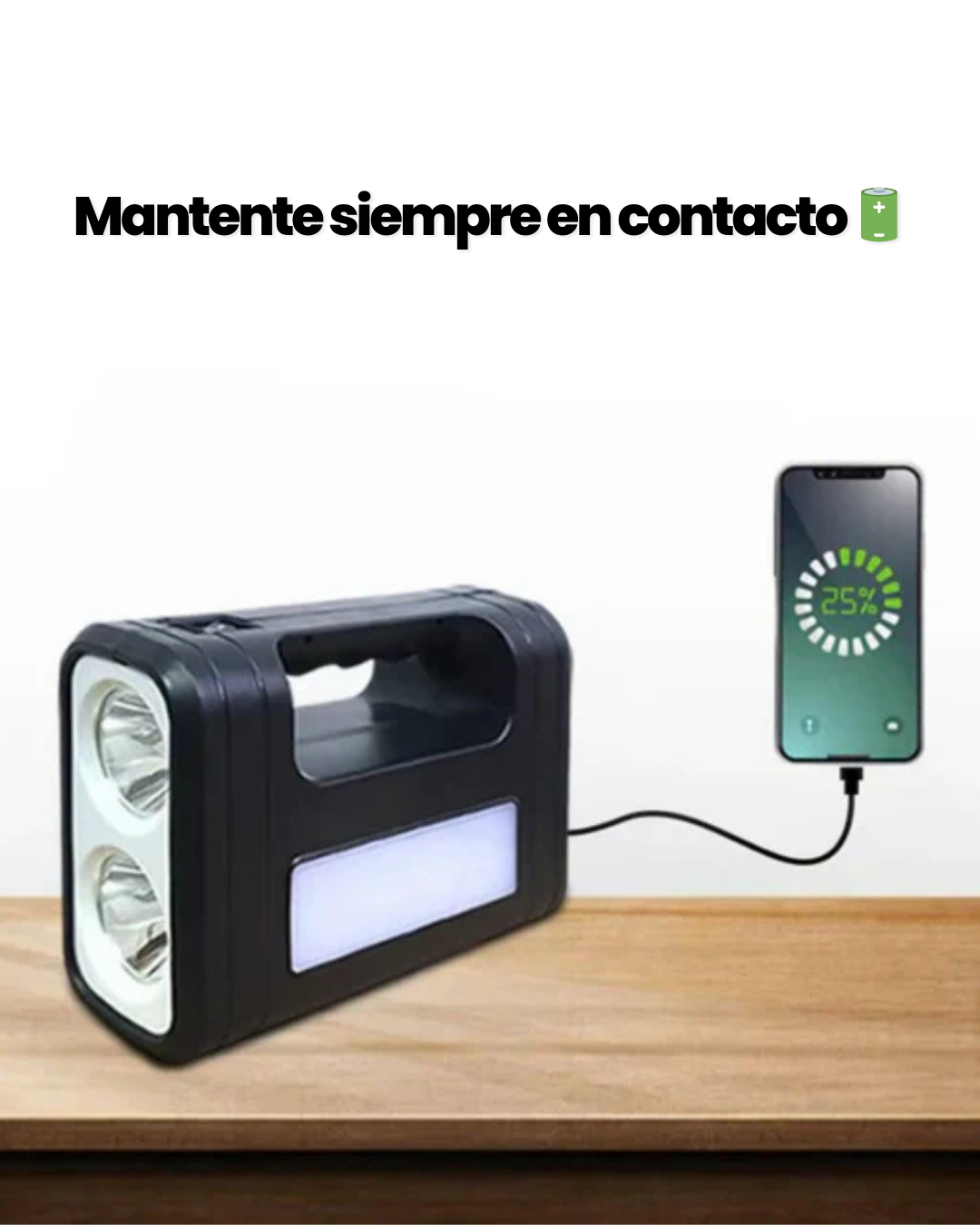 SolarRescue™ - Kit de energía solar multisusos